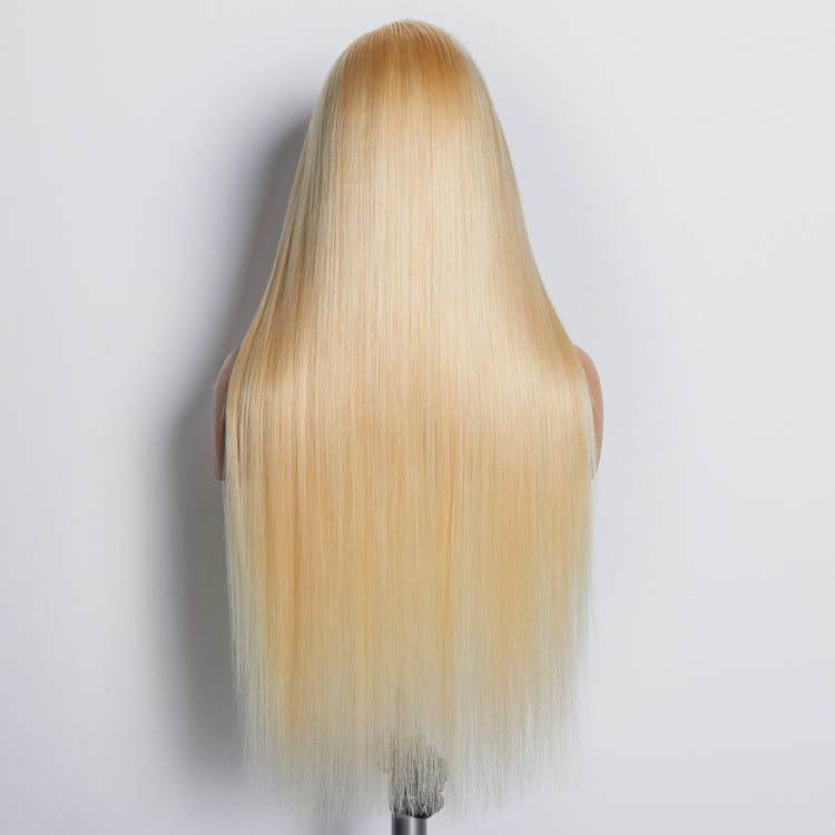 #613 Platinum Straight 13x4 Lace Front Wig | 100% Human Hair | 150% Density