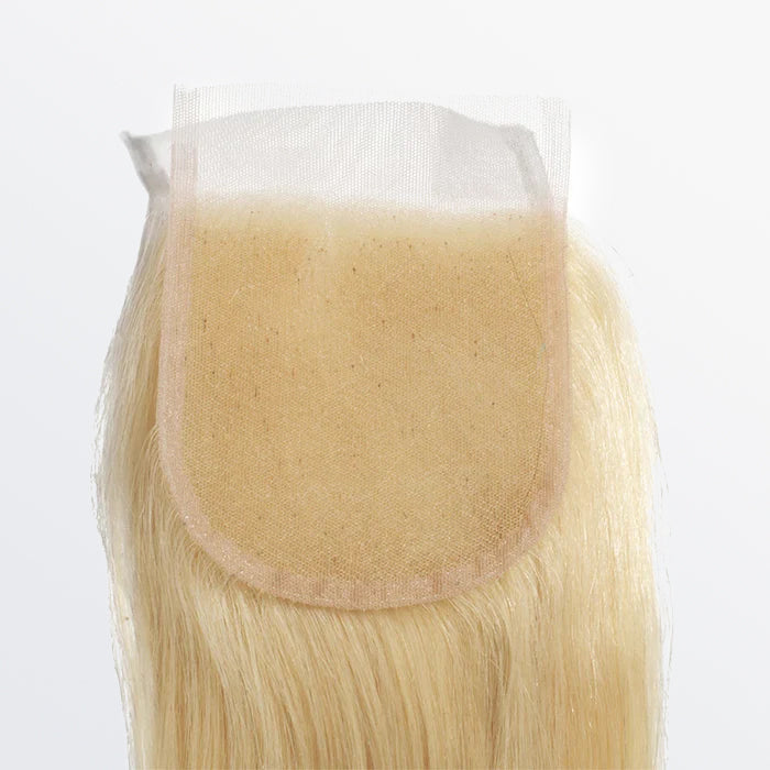 12-20 Inch 4" x 4" Straight Free Parted 12A #613 Lace Closure