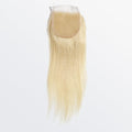 12-20 Inch 4" x 4" Straight Free Parted 12A #613 Lace Closure