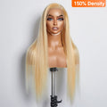 #613 Platinum Straight 13x4 Lace Front Wig | 100% Human Hair | 150% Density