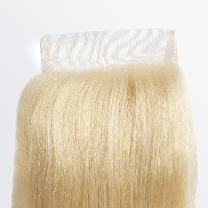 12-20 Inch 4" x 4" Straight Free Parted 12A #613 Lace Closure