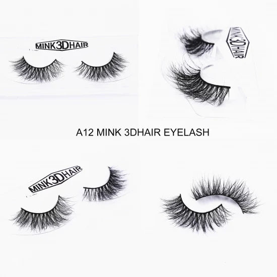 3D Mink Lashes A12