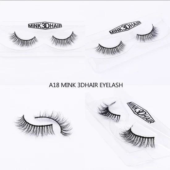 3D Mink Lashes Style A18 100% Handcrafted & reuseable up to 38 Wears