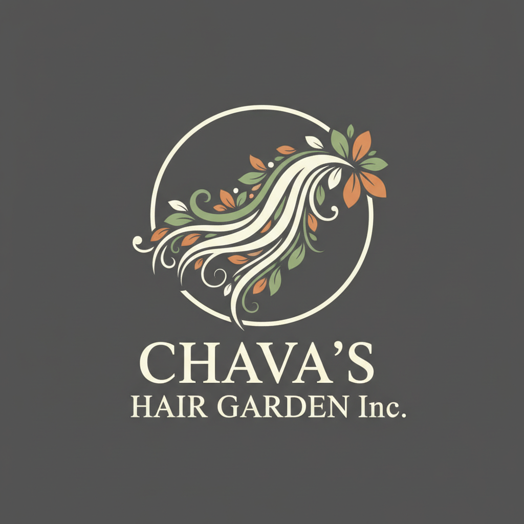 Chava's Hair Garden Inverse Logo