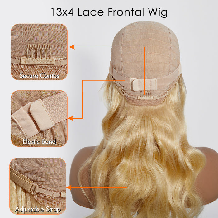 #613 Body Wave 13x4 Lace Front Wig | 100% Human Hair | 150% Density