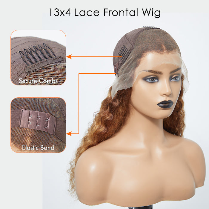 Water Wave 13x4 Lace Front Wig | 100% Human Hair | 150% Density