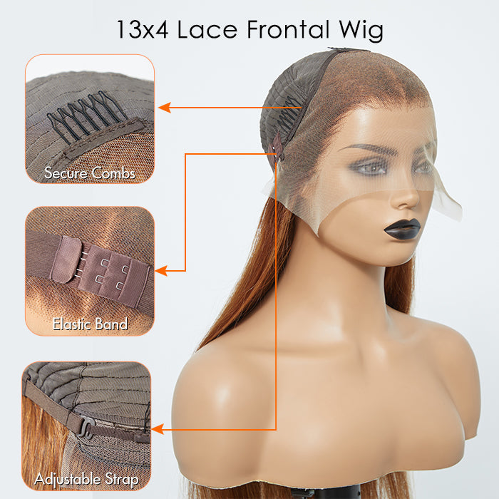 Silky Straight 13x4 Lace Front Wig | 100% Human Hair | 150% Density
